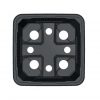 Kare Saksı 9x9x8cm - 0.44 Litre - 10 Adet - Görsel 2