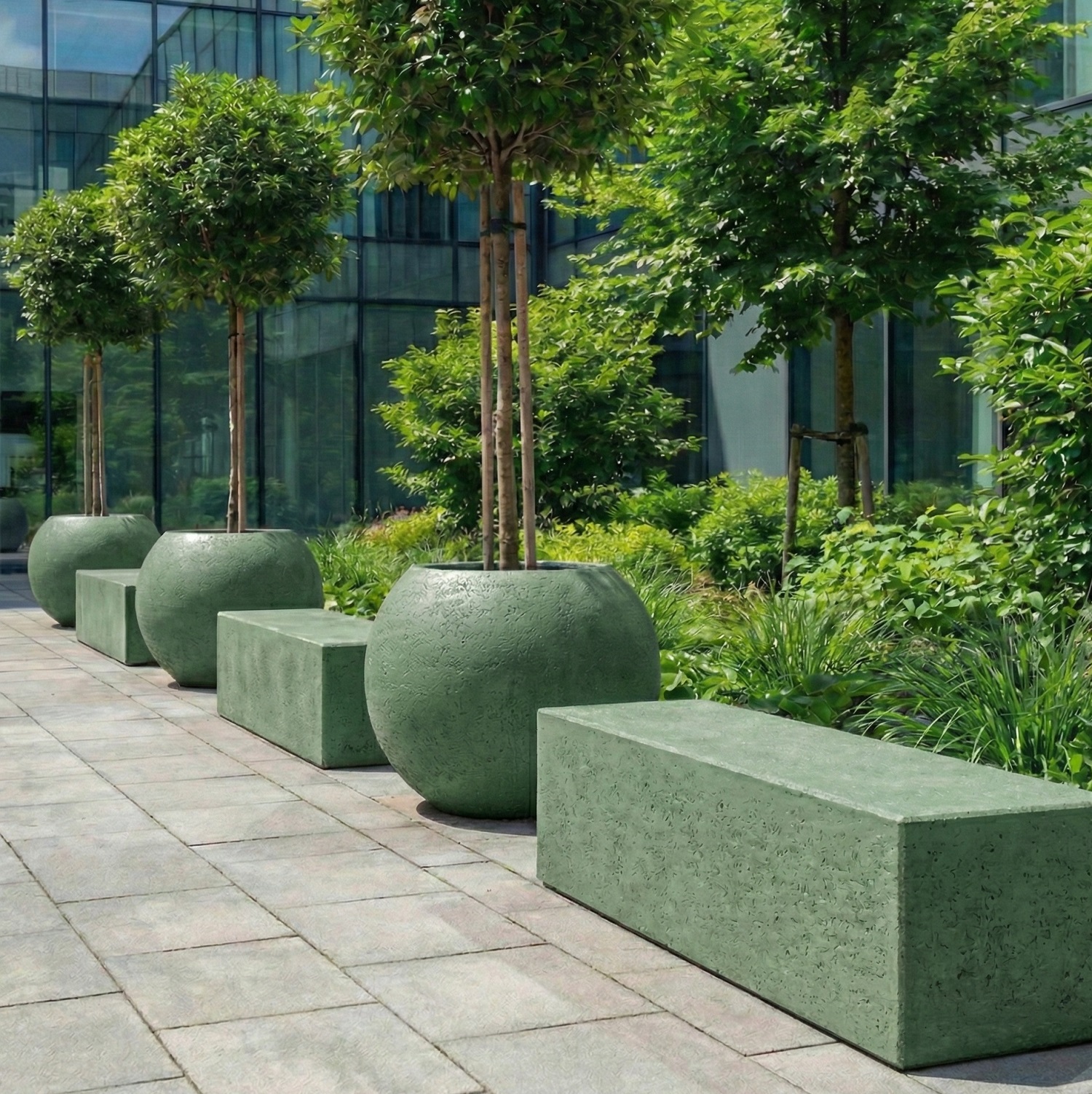 Dış Mekan Büyük Beton Saksı - 318Litre - 64x90x75cm 1 beton-kure-saksi-buyuk-saksi