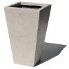 Dekoratif Kare Beton Saksı - 27 Litre - 30x30x50cm - Görsel 2