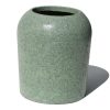 dekoratif beton saksi yesil