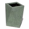 Büyük Beton Prizma Saksı - 50X50X100cm - Görsel 3