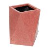 Büyük Beton Prizma Saksı - 50X50X100cm - Görsel 4