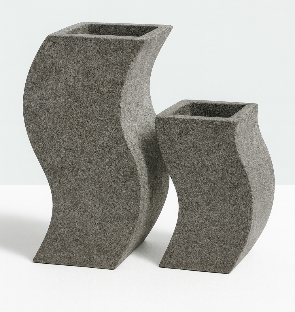 Dekoratif Beton Saksılar 40x40x120cm - 40x40x90cm 1 beton-dekoratif-saksilar