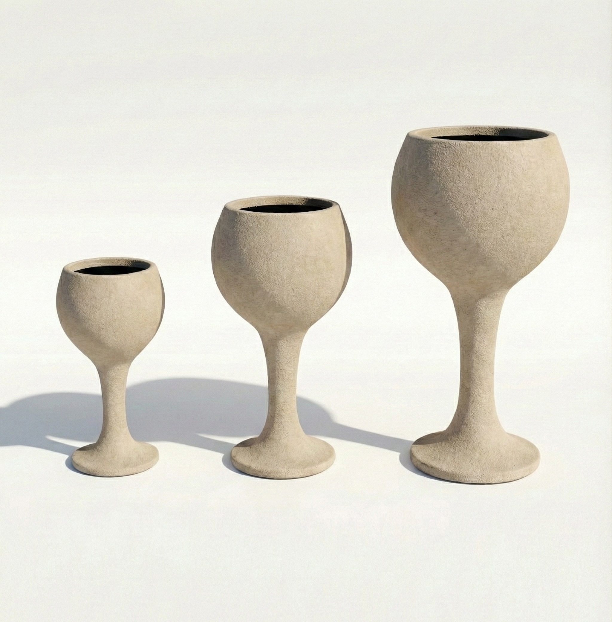 Beton Kadeh Saksı Seti 50x100cm-40x80cm-30x60cm 9 beton-saksi-seti