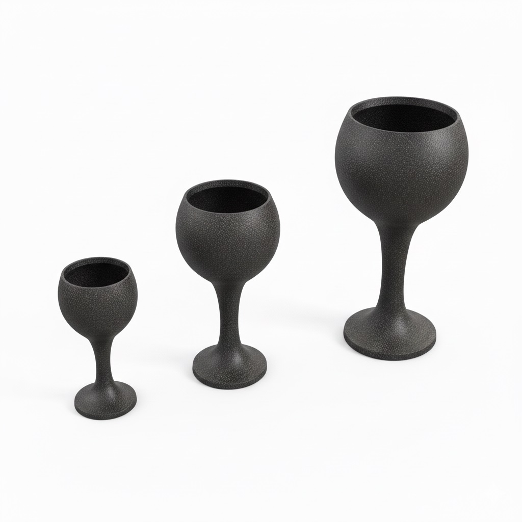 Beton Kadeh Saksı Seti 50x100cm-40x80cm-30x60cm 10 beton-saksi-seti