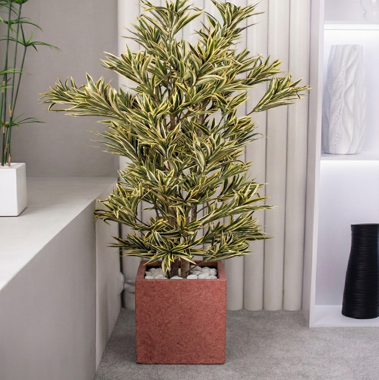 Beton Kare Saksı 30x30x30cm 1 beton-kare-saksi-30x30x30cm-1