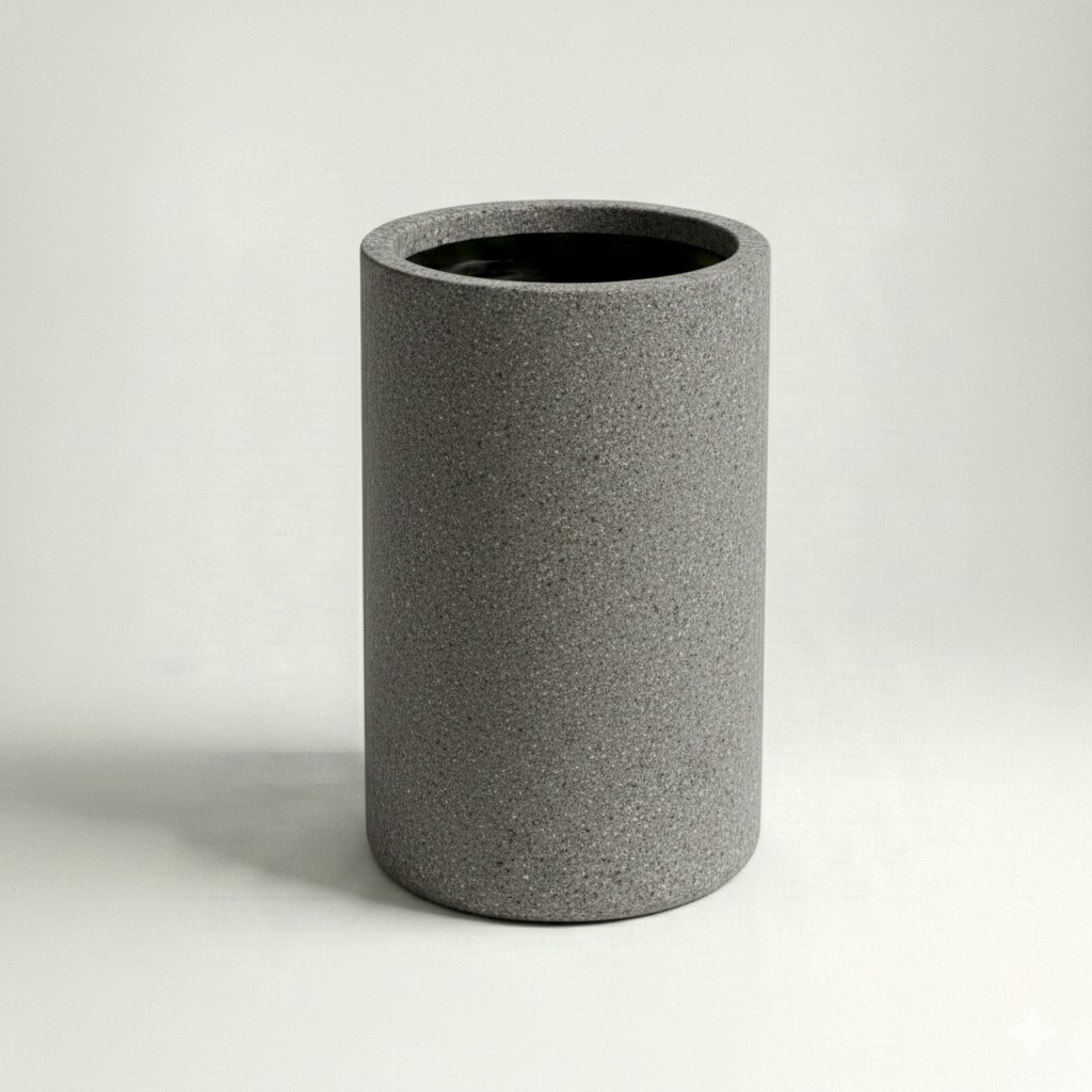 Silindir Beton Saksı 30x50cm 1 silindir-beton-saksi-dekoratif-saksi-30x50cm-gri